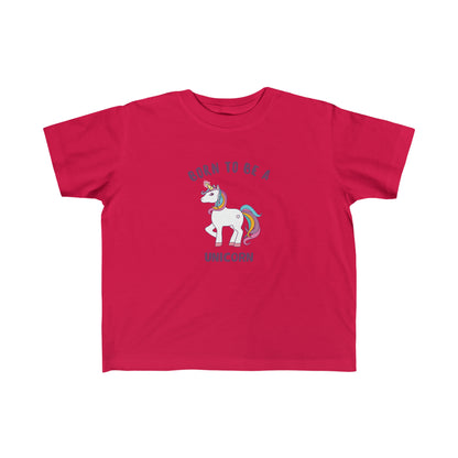 Kids Born to be Unicorn Fine Jersey Tee