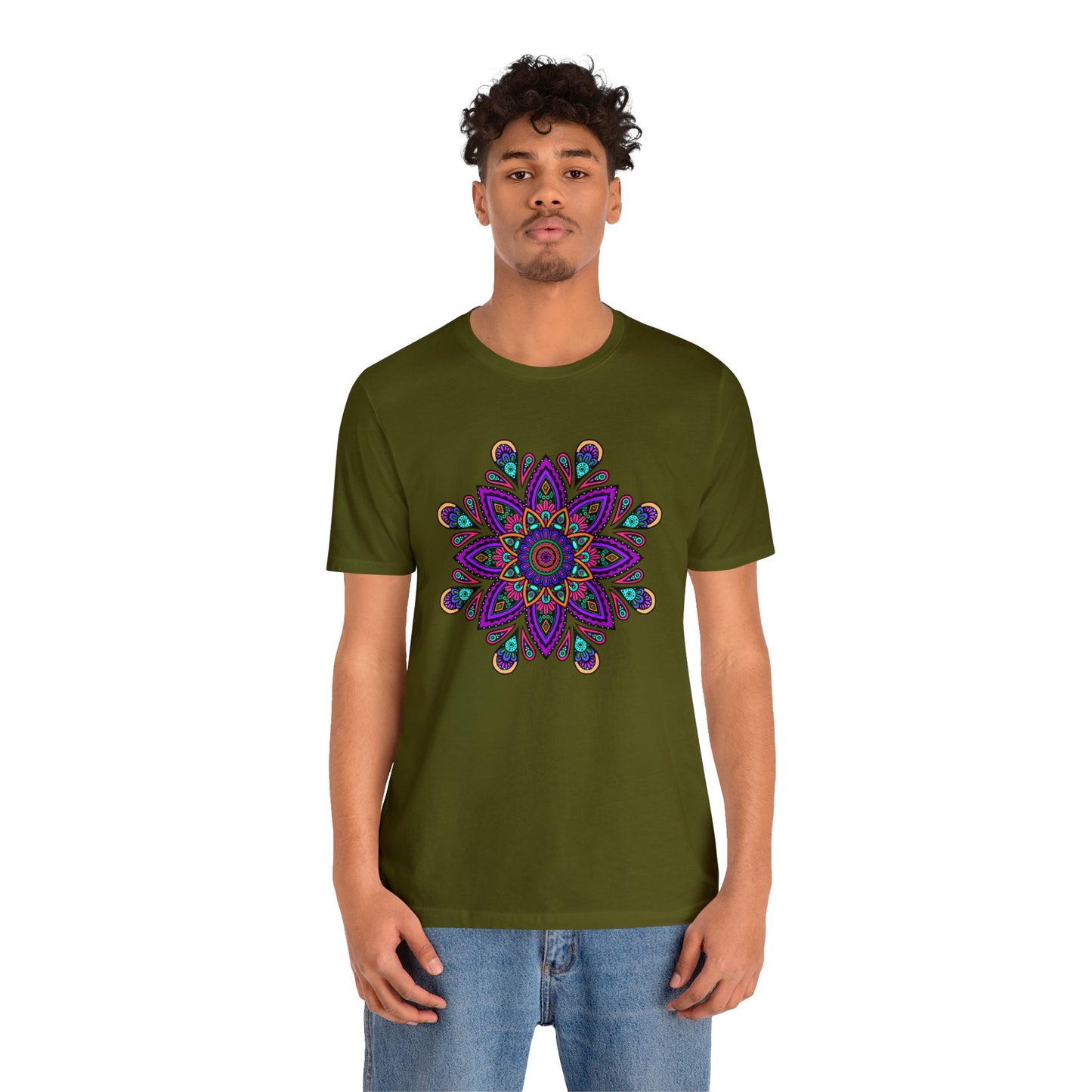 Fnnky Mandala Jersey Short Sleeve Tee