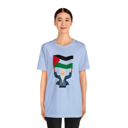 Support Palestine Unisex Jersey Short Sleeve Tee