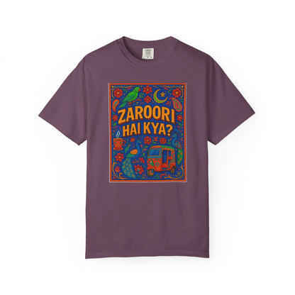 Zaroori Hai Kiya Graphic T-Shirt, Fun Casual Wear, Pop Culture Style, Gift for Friends, Everyday Comfort, Unique Statement Tee