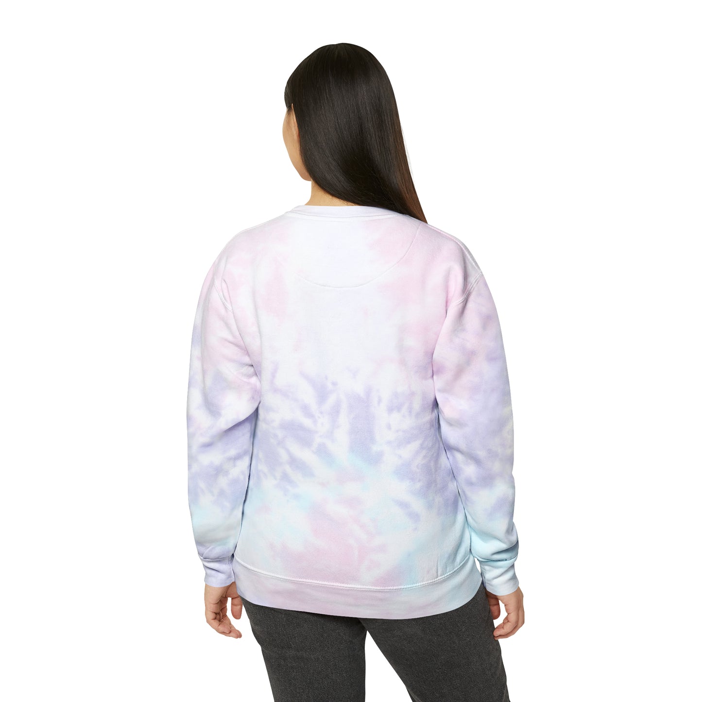 Unisex Tie-Dye Sweatshirt 'Warning I'm manifesting magic, brace yourself'