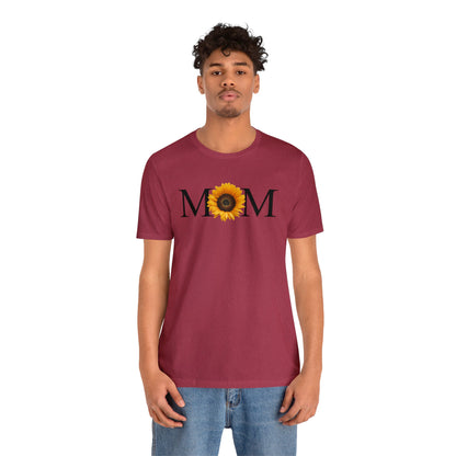 Mom Sunflower Jersey Short Sleeve Tee