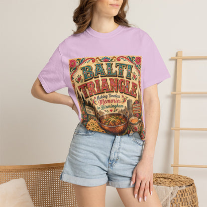Balthi Triangle Vintage Indian Food T-Shirt