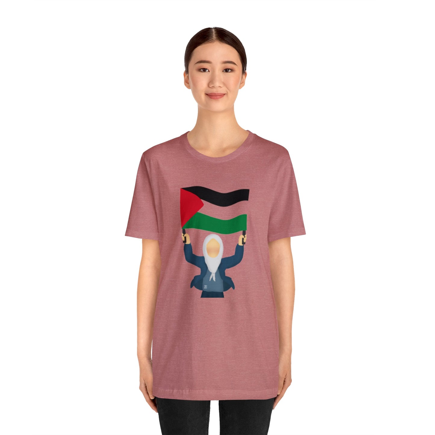 Support Palestine Unisex Jersey Short Sleeve Tee