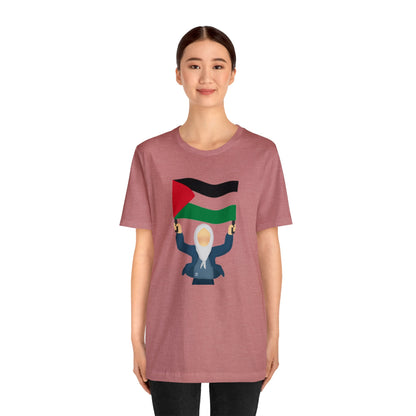 Support Palestine Unisex Jersey Short Sleeve Tee