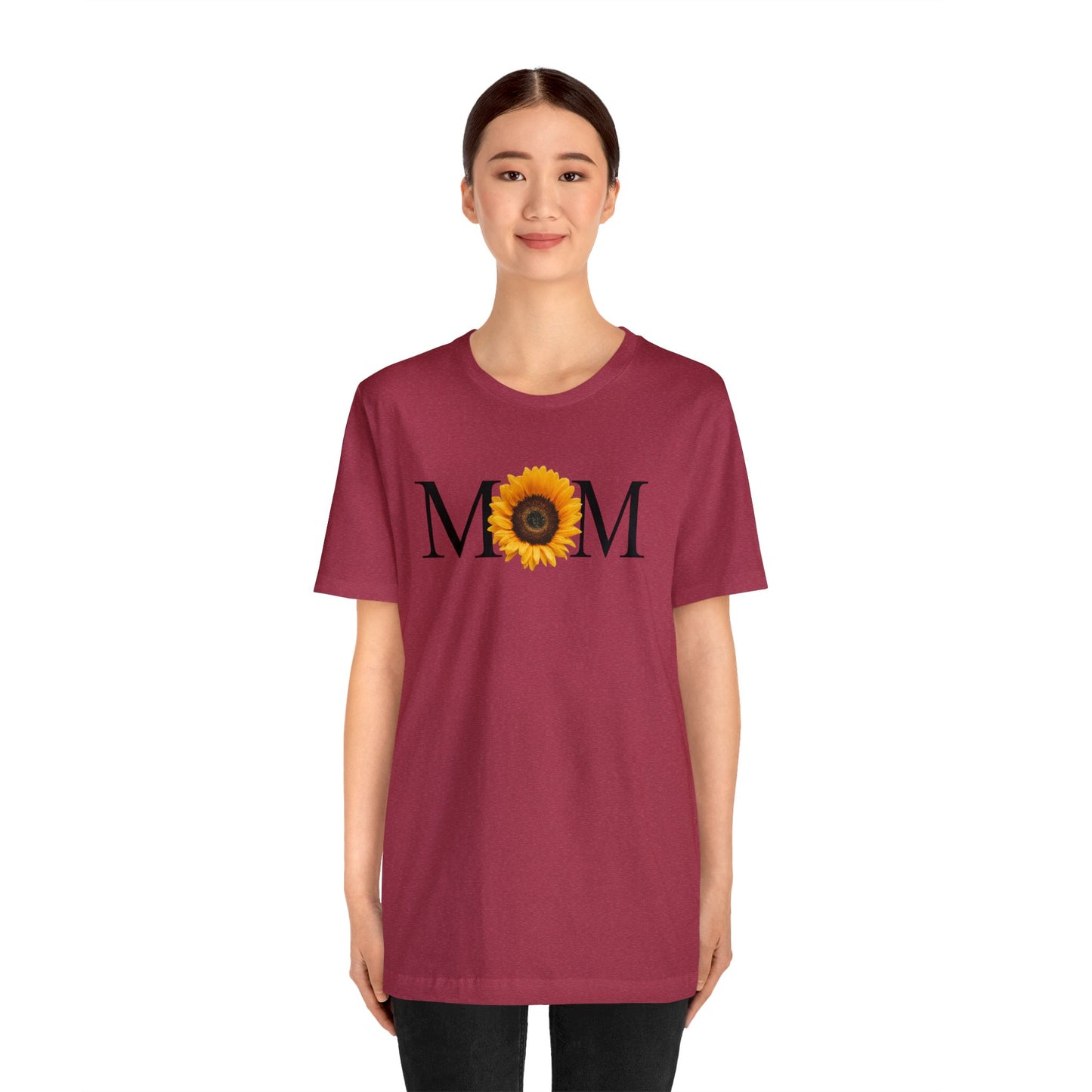 Mom Sunflower Jersey Short Sleeve Tee