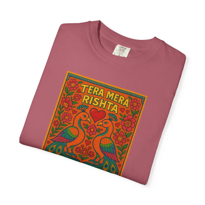 Tera Mera Rishta T-Shirt, Unisex Graphic Tee, Casual Wear, Festive Gift, Ethnic Design, Summer Top