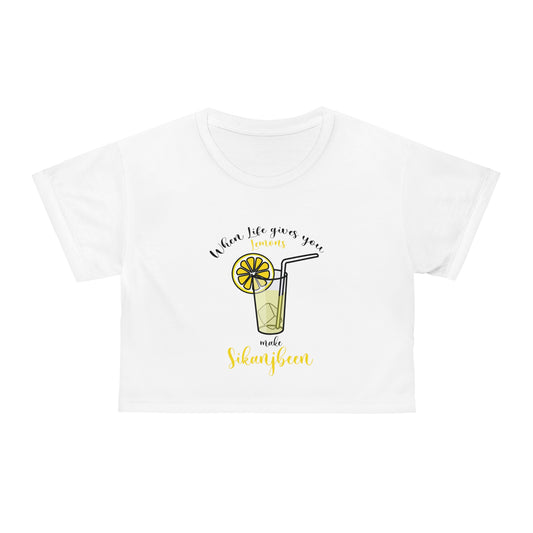 When life gives you lemon Crop Tee