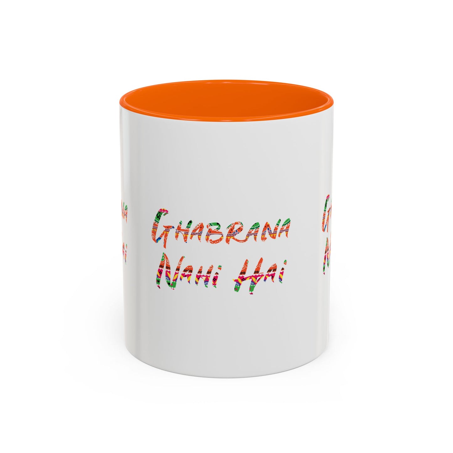Ghabrana Nahi Hai Accent Coffee Mug