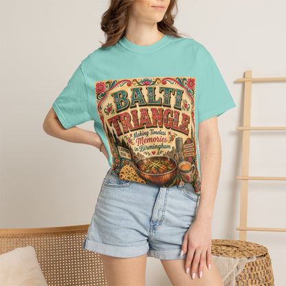 Balthi Triangle Vintage Indian Food T-Shirt