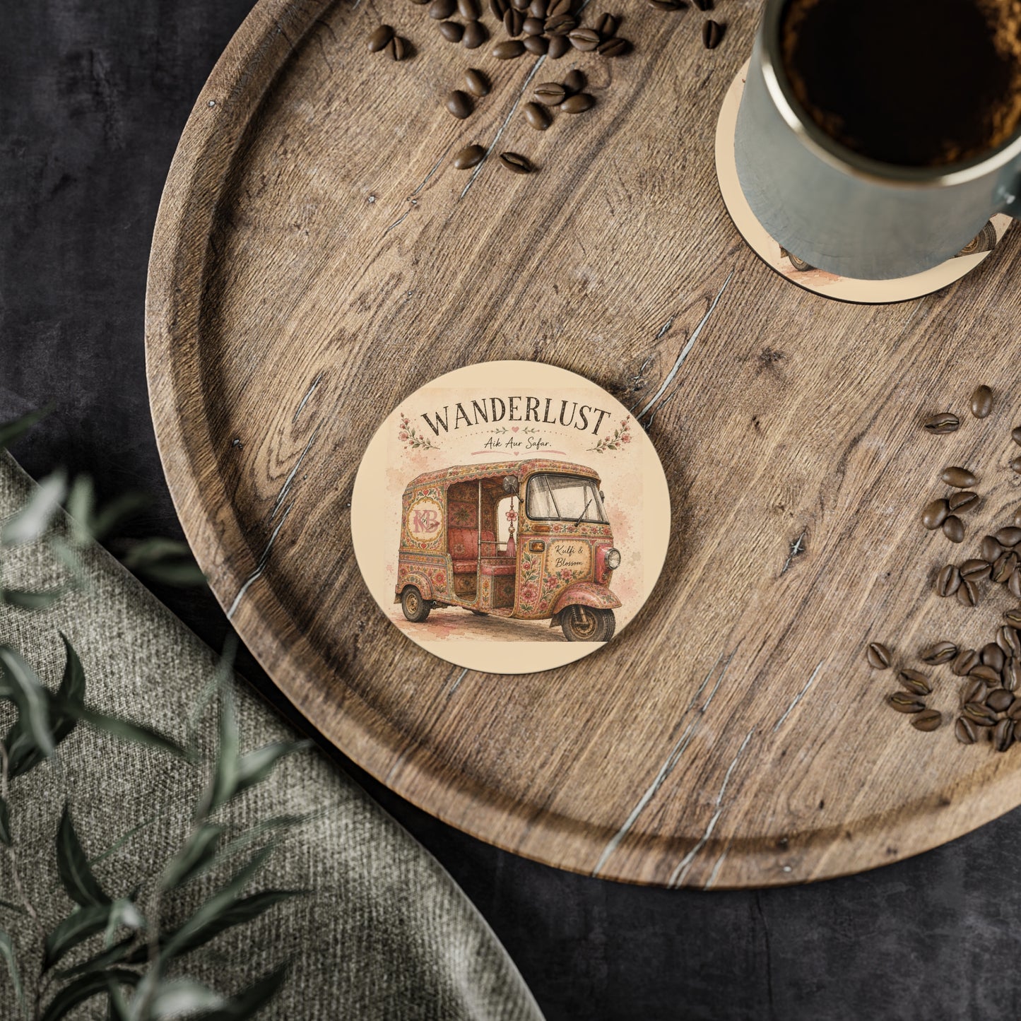 Wanderlust Tuk Tuk Coasters