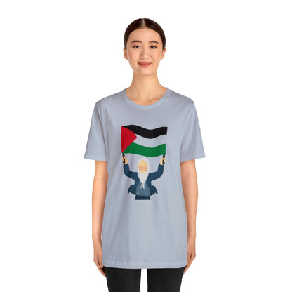 Support Palestine Unisex Jersey Short Sleeve Tee