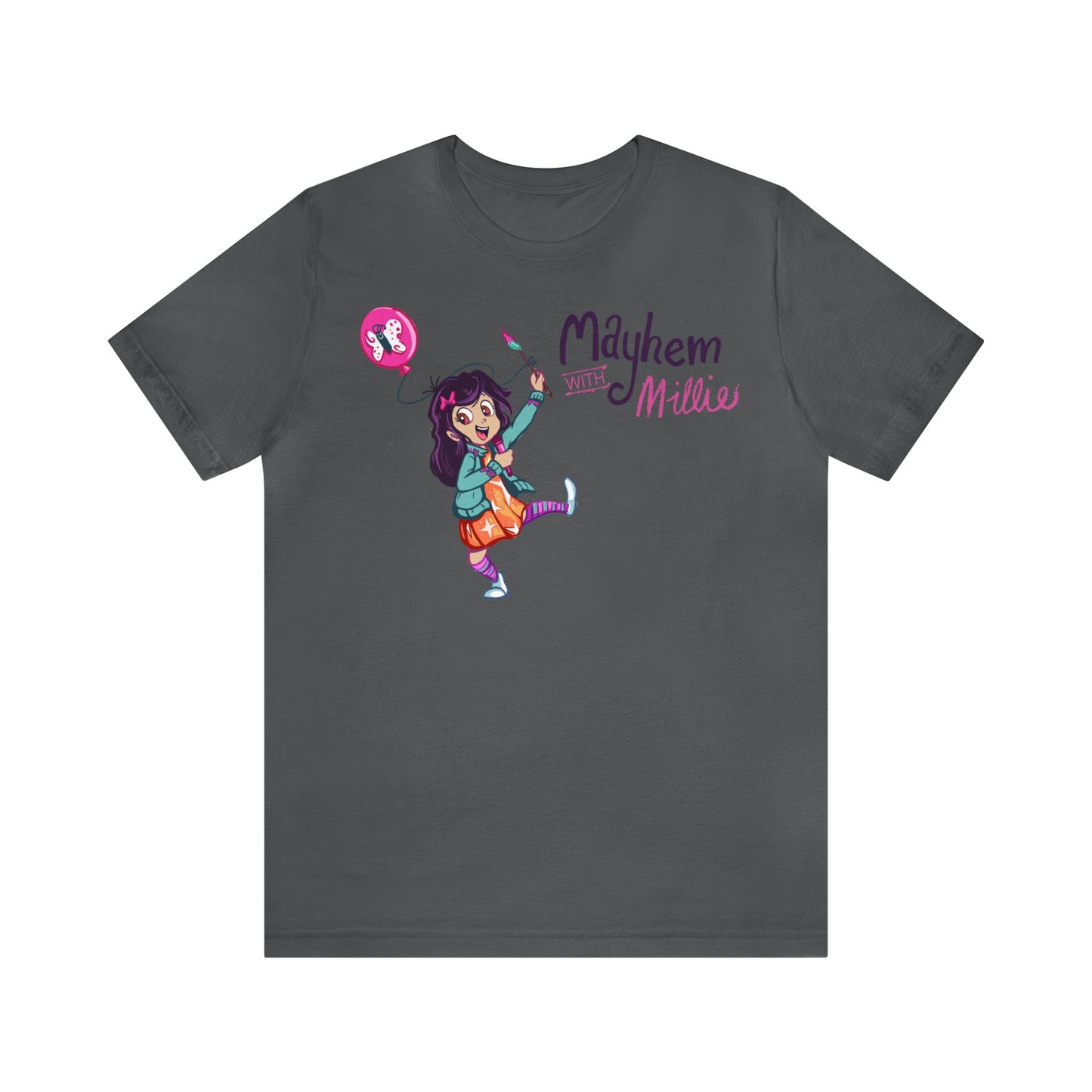 Short Sleeve Tee, Mayhem with Millie