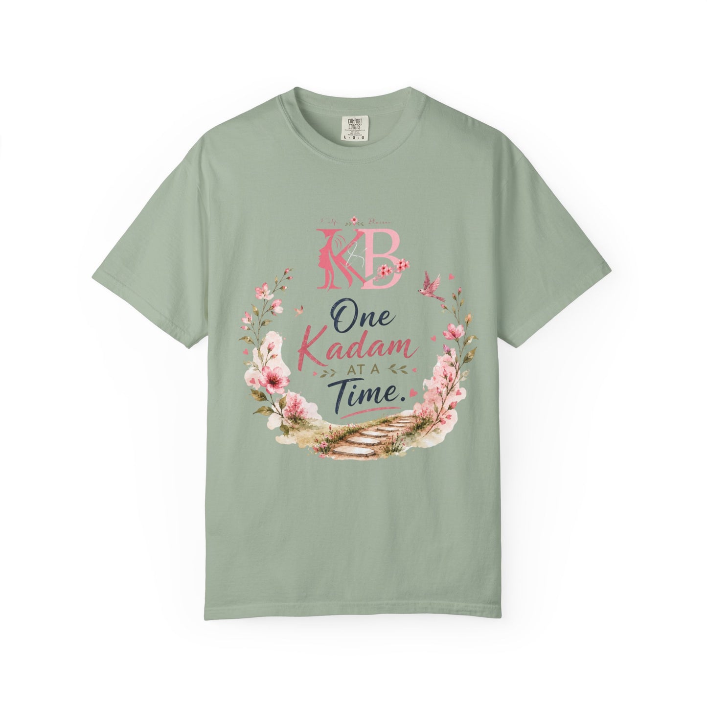 One Kadam at a Time Floral T-Shirt