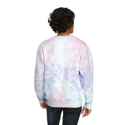 Unisex Tie-Dye Sweatshirt 'Warning I'm manifesting magic, brace yourself'