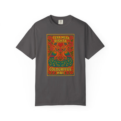 Tera Mera Rishta T-Shirt, Unisex Graphic Tee, Casual Wear, Festive Gift, Ethnic Design, Summer Top