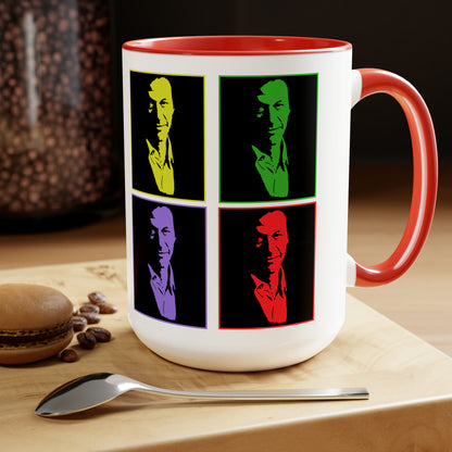 Two-Tone Coffee Mugs, 15oz Imran Khan