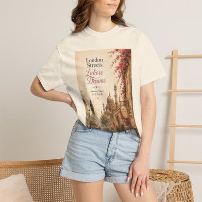 London Streets Vintage Tee — 'London Streets, Labor Dreams' Scenic Graphic T‑Shirt