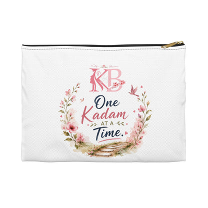 One Kadam At A Time Floral Accessory Pouch