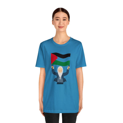 Support Palestine Unisex Jersey Short Sleeve Tee