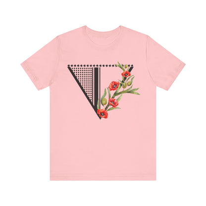 Mandala Palestine Jersey Tee - Stylish & Versatile Summer Top