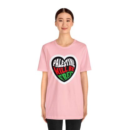 Palestine will be free Unisex Jersey Short Sleeve Tee