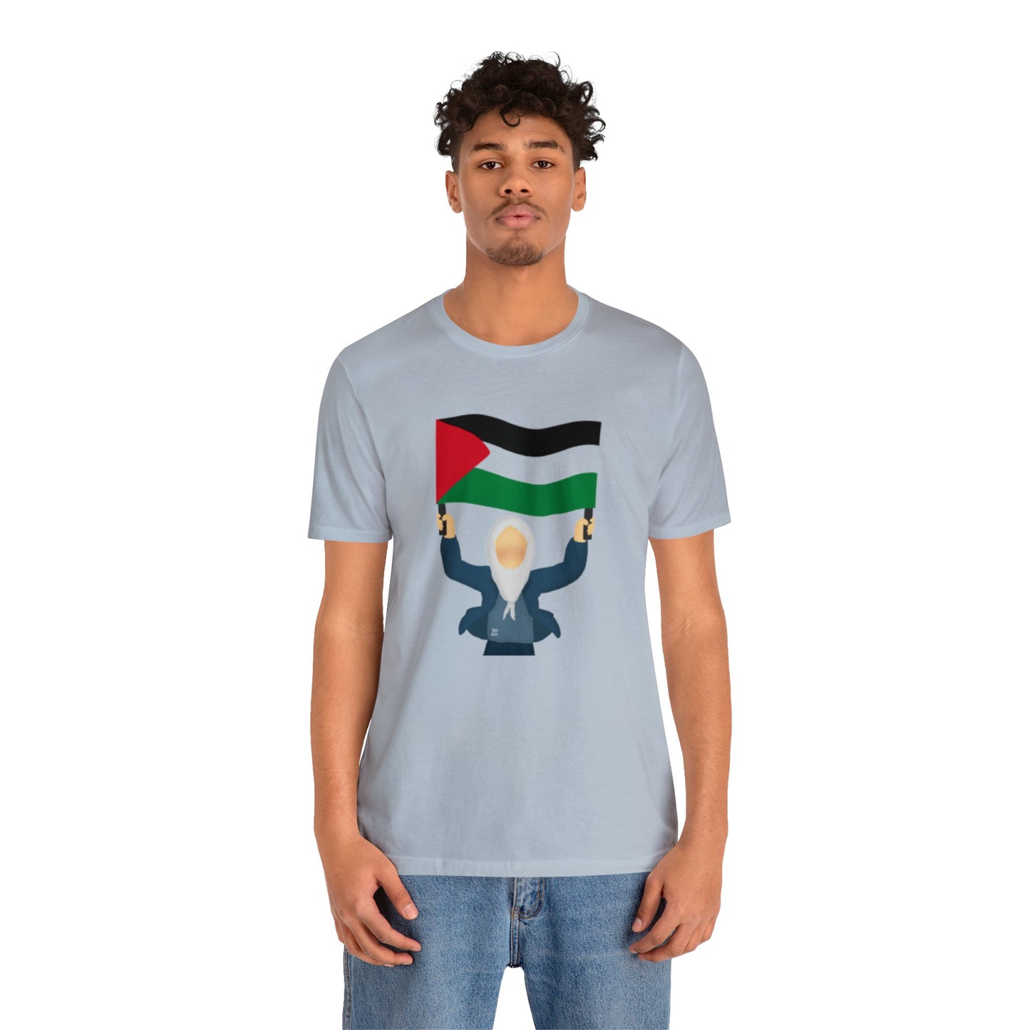 Support Palestine Unisex Jersey Short Sleeve Tee