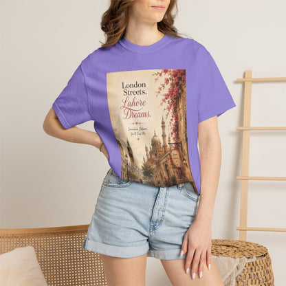 London Streets Vintage Tee — 'London Streets, Labor Dreams' Scenic Graphic T‑Shirt