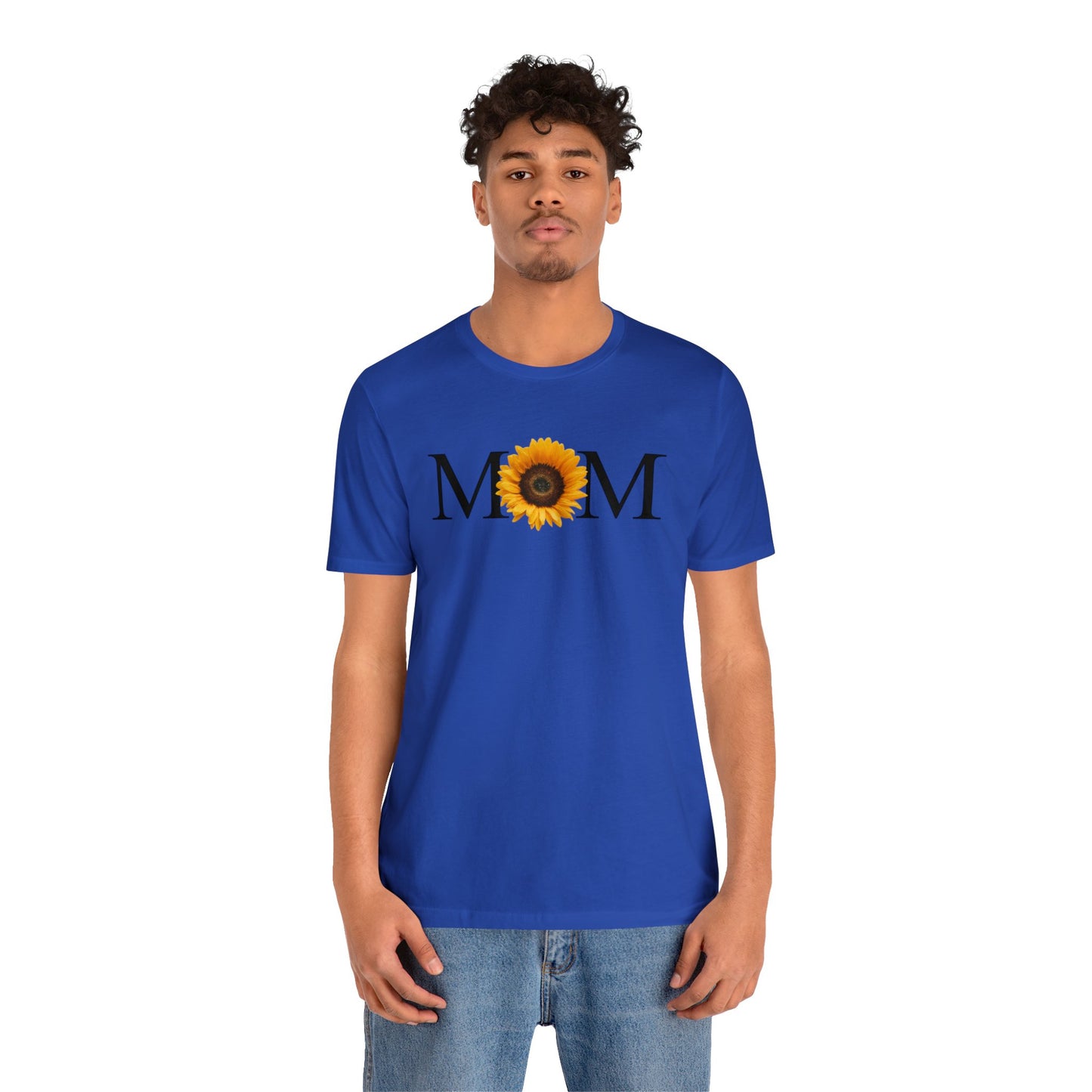 Mom Sunflower Jersey Short Sleeve Tee