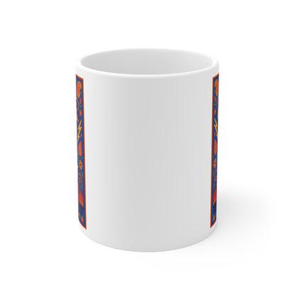 Bold Colours Bolder Heart Mug - Colorful Coffee Cup, Artisan Gift, Inspirational Beverage Container, Fun Kitchen Decor, Unique Mug [...]