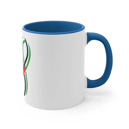 Accent Coffee Mug, 11oz Free Palestine