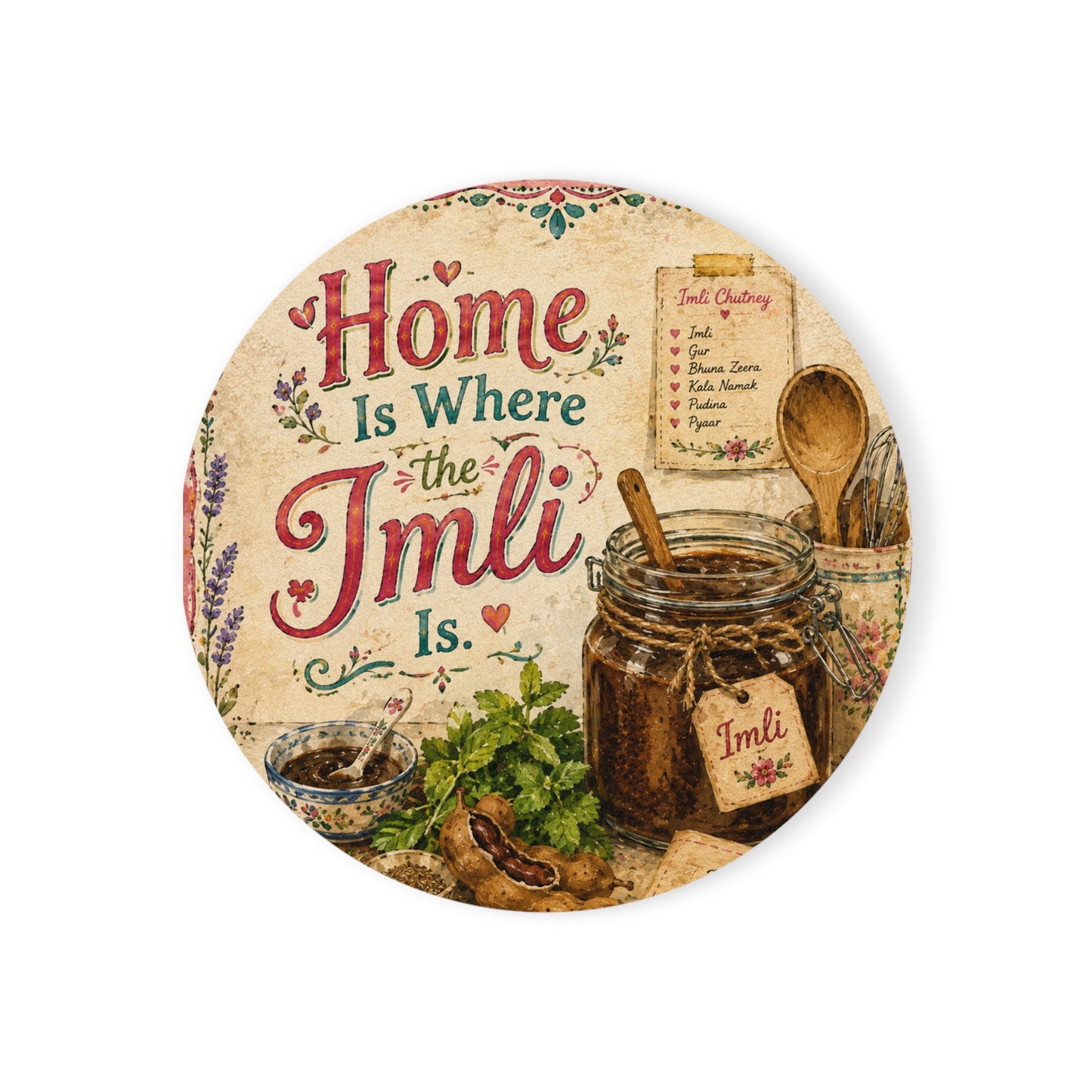 Cork Back Coaster