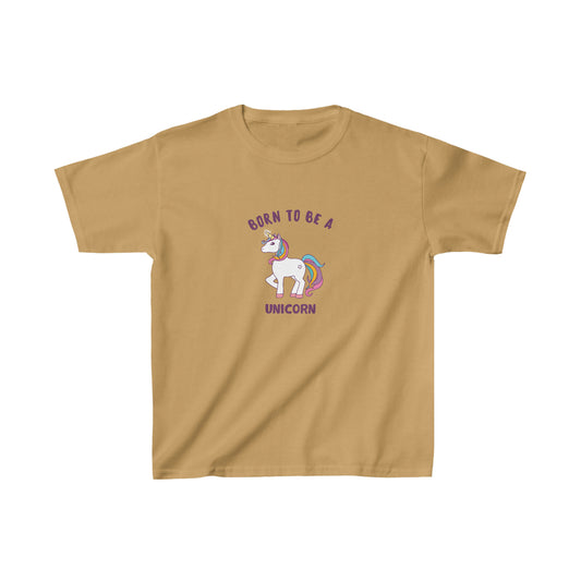 Kids Born to be a unicorn Tee