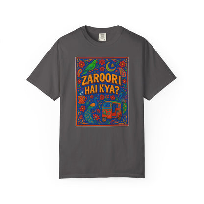 Zaroori Hai Kiya Graphic T-Shirt, Fun Casual Wear, Pop Culture Style, Gift for Friends, Everyday Comfort, Unique Statement Tee