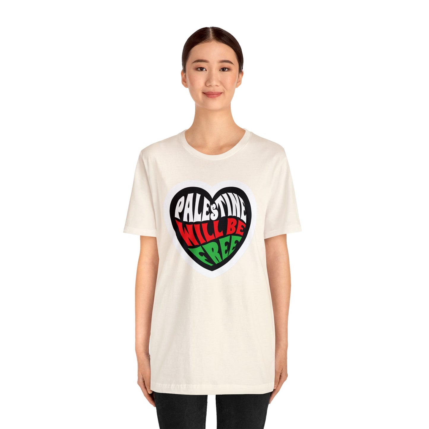 Palestine will be free Unisex Jersey Short Sleeve Tee