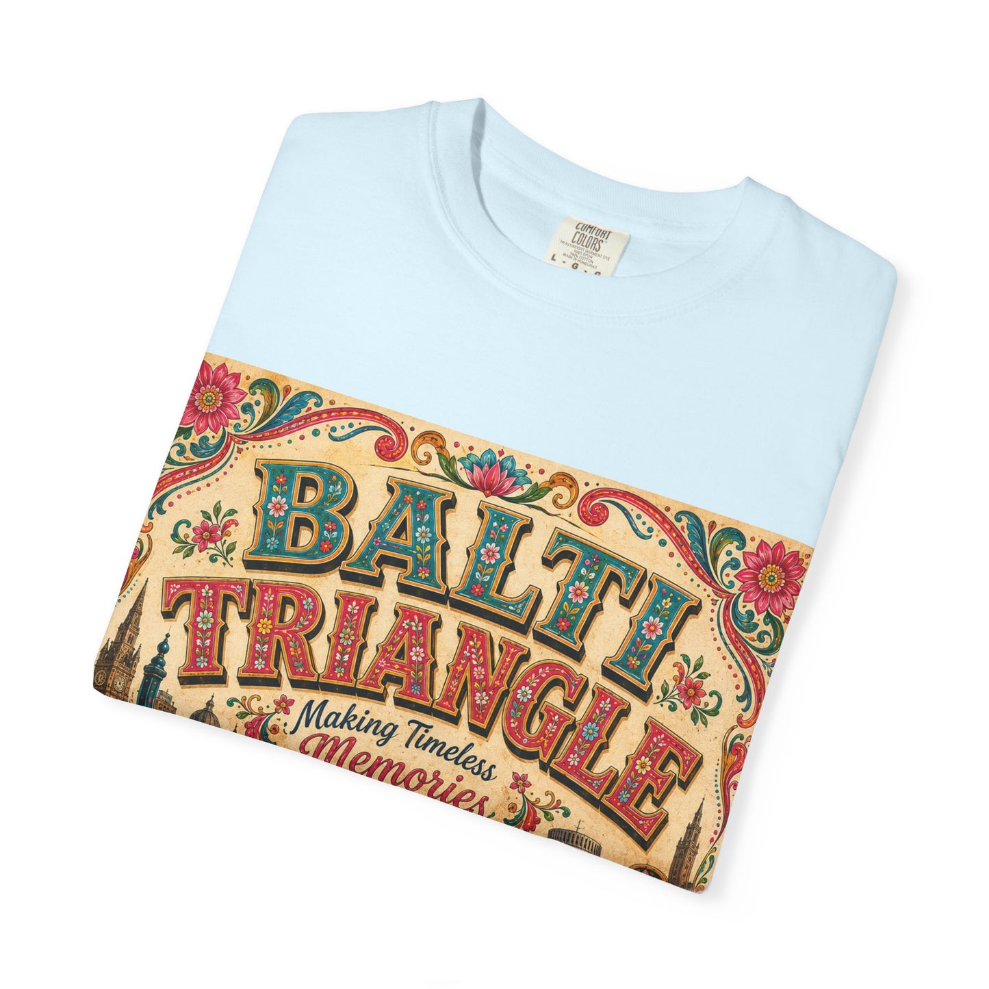 Balthi Triangle Vintage Indian Food T-Shirt