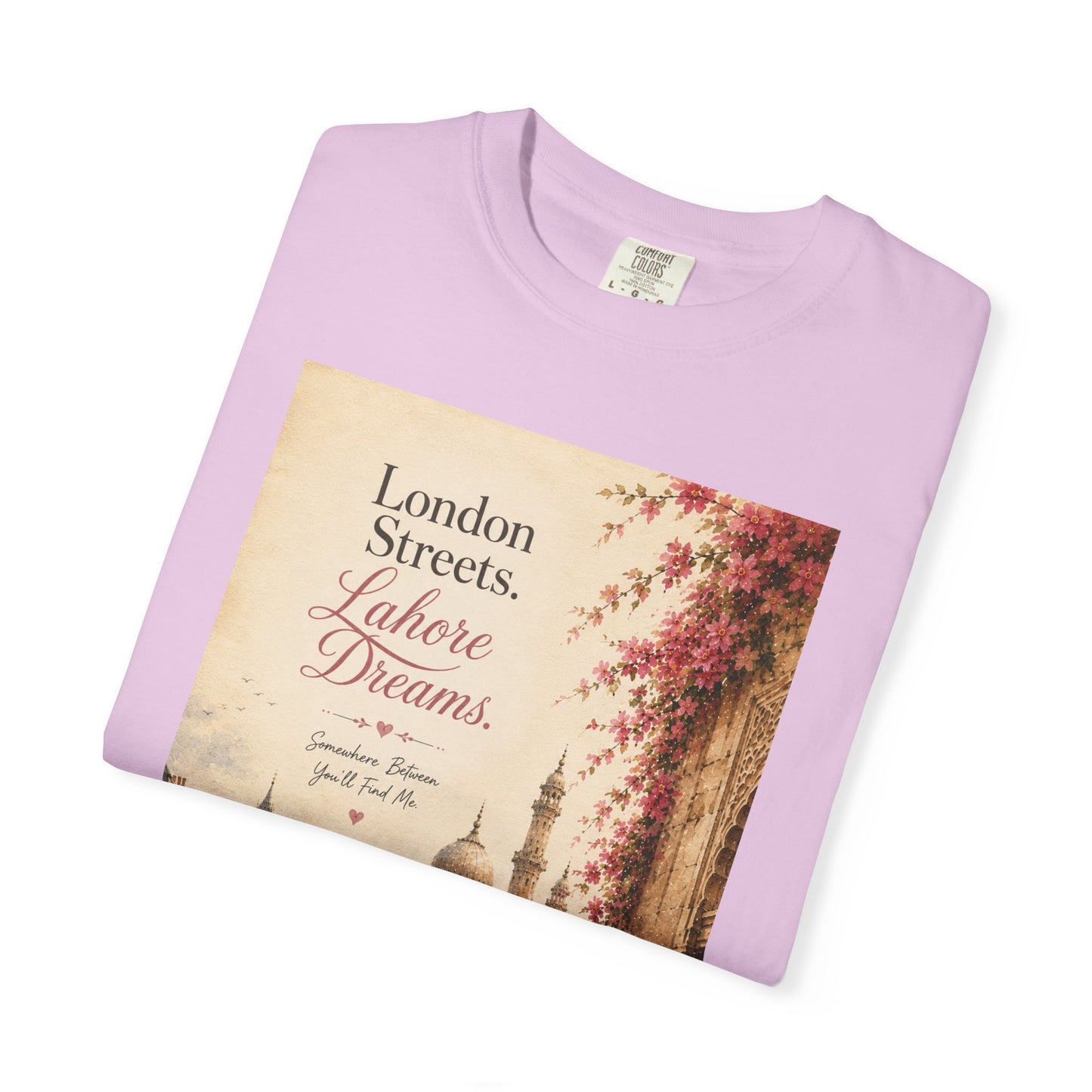 London Streets Vintage Tee — 'London Streets, Labor Dreams' Scenic Graphic T‑Shirt