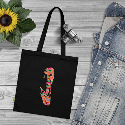 Imran Khan 'Ghabrana Nahi' Organic Cotton Tote Bag black