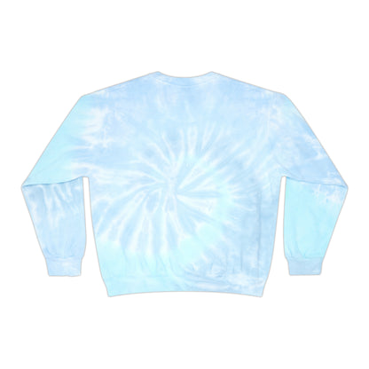 Unisex Tie-Dye Sweatshirt 'Warning I'm manifesting magic, brace yourself'