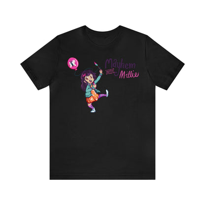 Short Sleeve Tee, Mayhem with Millie