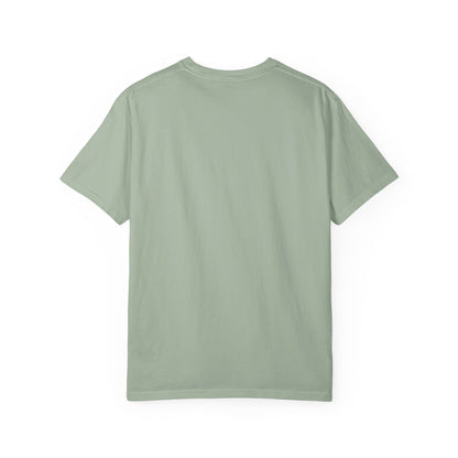 Chai & Croissants T-Shirt — Vintage Tea Cup & Pastry Graphic