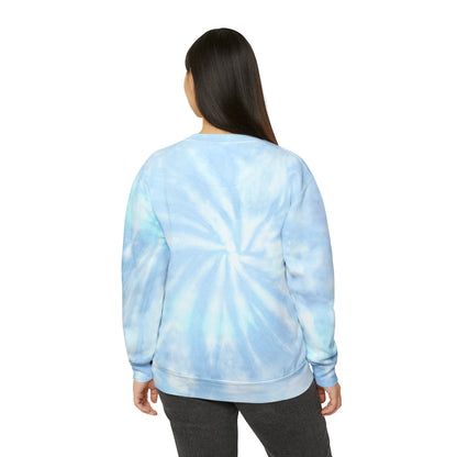 Unisex Tie-Dye Sweatshirt 'Warning I'm manifesting magic, brace yourself'