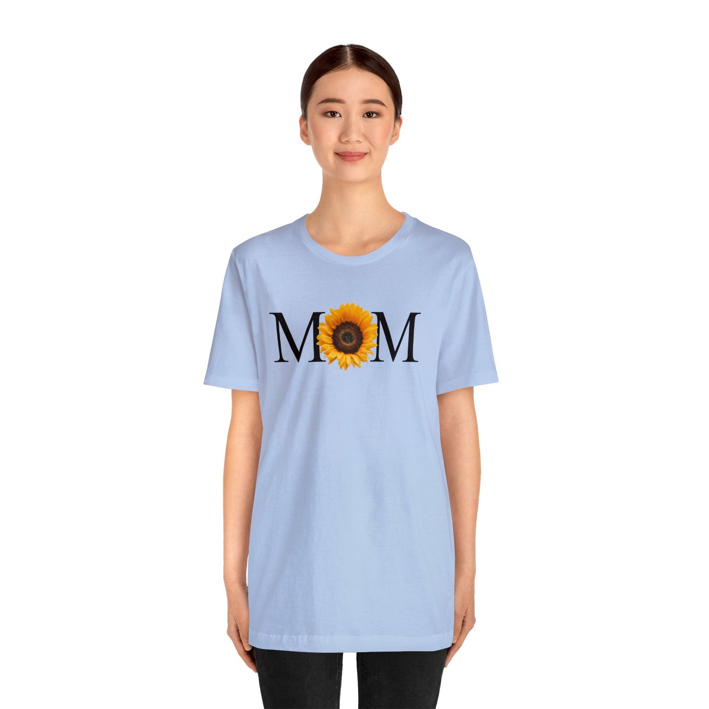 Mom Sunflower Jersey Short Sleeve Tee