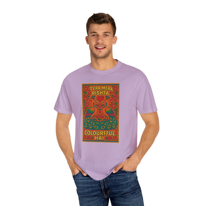 Tera Mera Rishta T-Shirt, Unisex Graphic Tee, Casual Wear, Festive Gift, Ethnic Design, Summer Top