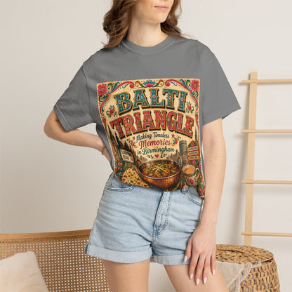 Balthi Triangle Vintage Indian Food T-Shirt