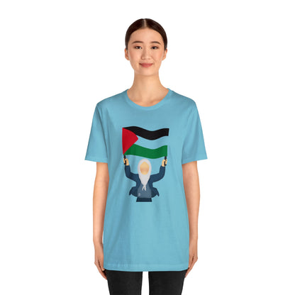 Support Palestine Unisex Jersey Short Sleeve Tee