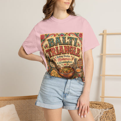 Balthi Triangle Vintage Indian Food T-Shirt