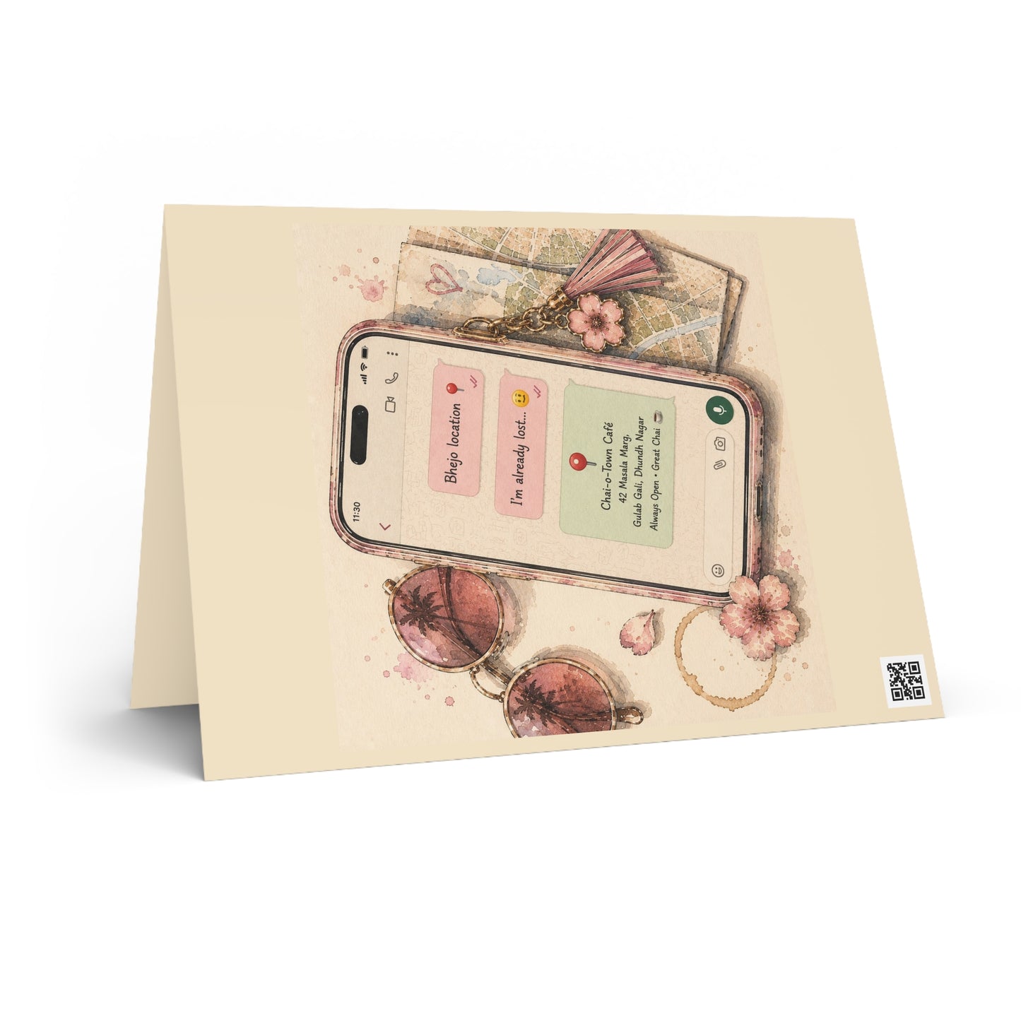 Bhejo Location Greeting Card