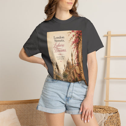 London Streets Vintage Tee — 'London Streets, Labor Dreams' Scenic Graphic T‑Shirt