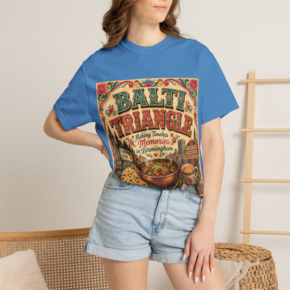 Balthi Triangle Vintage Indian Food T-Shirt